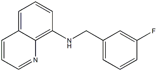 N-[(3-fluorophenyl)methyl]quinolin-8-amine Struktur