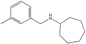 N-[(3-methylphenyl)methyl]cycloheptanamine Struktur