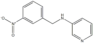 N-[(3-nitrophenyl)methyl]pyridin-3-amine Struktur