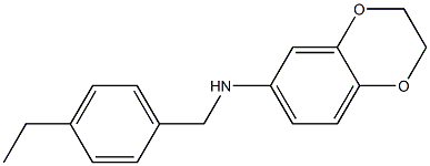 N-[(4-ethylphenyl)methyl]-2,3-dihydro-1,4-benzodioxin-6-amine Struktur