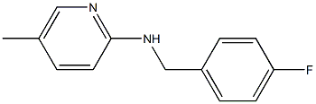 N-[(4-fluorophenyl)methyl]-5-methylpyridin-2-amine Struktur