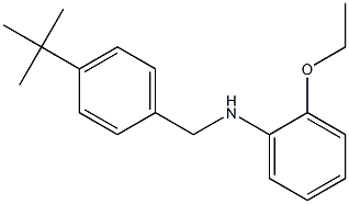 N-[(4-tert-butylphenyl)methyl]-2-ethoxyaniline Struktur