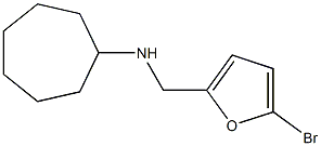 N-[(5-bromofuran-2-yl)methyl]cycloheptanamine Struktur