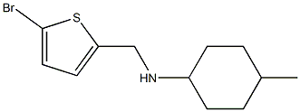 N-[(5-bromothiophen-2-yl)methyl]-4-methylcyclohexan-1-amine Struktur