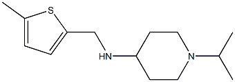 N-[(5-methylthiophen-2-yl)methyl]-1-(propan-2-yl)piperidin-4-amine Struktur