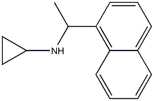 N-[1-(1-naphthyl)ethyl]cyclopropanamine Struktur