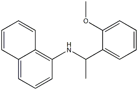 N-[1-(2-methoxyphenyl)ethyl]naphthalen-1-amine Struktur