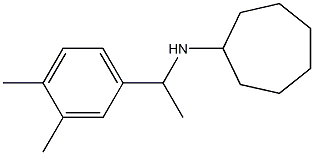 N-[1-(3,4-dimethylphenyl)ethyl]cycloheptanamine Struktur