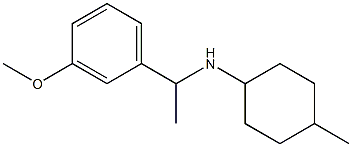 N-[1-(3-methoxyphenyl)ethyl]-4-methylcyclohexan-1-amine Struktur