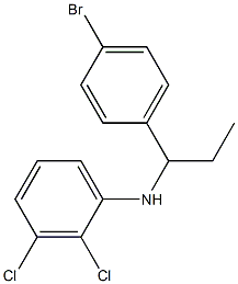 N-[1-(4-bromophenyl)propyl]-2,3-dichloroaniline Struktur