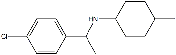 N-[1-(4-chlorophenyl)ethyl]-4-methylcyclohexan-1-amine Struktur