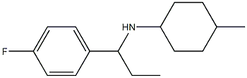 N-[1-(4-fluorophenyl)propyl]-4-methylcyclohexan-1-amine Struktur