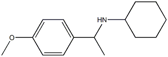 N-[1-(4-methoxyphenyl)ethyl]cyclohexanamine Struktur