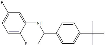 N-[1-(4-tert-butylphenyl)ethyl]-2,5-difluoroaniline Struktur