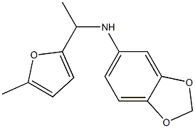 N-[1-(5-methylfuran-2-yl)ethyl]-2H-1,3-benzodioxol-5-amine Struktur