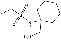 N-[1-(aminomethyl)cyclohexyl]ethane-1-sulfonamide Struktur