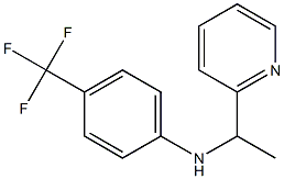 N-[1-(pyridin-2-yl)ethyl]-4-(trifluoromethyl)aniline Struktur