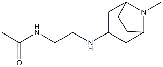 N-[2-({8-methyl-8-azabicyclo[3.2.1]octan-3-yl}amino)ethyl]acetamide Struktur