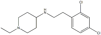 N-[2-(2,4-dichlorophenyl)ethyl]-1-ethylpiperidin-4-amine Struktur