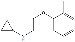 N-[2-(2-methylphenoxy)ethyl]cyclopropanamine Struktur