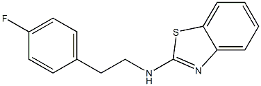 N-[2-(4-fluorophenyl)ethyl]-1,3-benzothiazol-2-amine Struktur