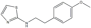 N-[2-(4-methoxyphenyl)ethyl]-1,3-thiazol-2-amine Struktur