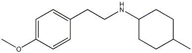 N-[2-(4-methoxyphenyl)ethyl]-4-methylcyclohexan-1-amine Struktur