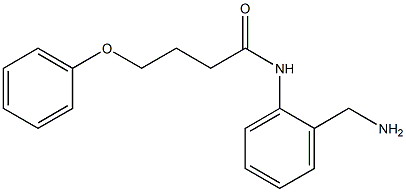 N-[2-(aminomethyl)phenyl]-4-phenoxybutanamide Struktur