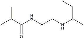 N-[2-(butan-2-ylamino)ethyl]-2-methylpropanamide Struktur