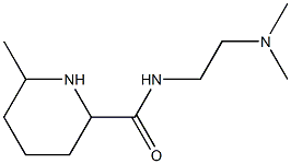 N-[2-(dimethylamino)ethyl]-6-methylpiperidine-2-carboxamide Struktur