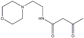 N-[2-(morpholin-4-yl)ethyl]-3-oxobutanamide Struktur