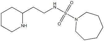 N-[2-(piperidin-2-yl)ethyl]azepane-1-sulfonamide Struktur