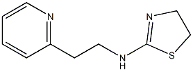 N-[2-(pyridin-2-yl)ethyl]-4,5-dihydro-1,3-thiazol-2-amine Struktur