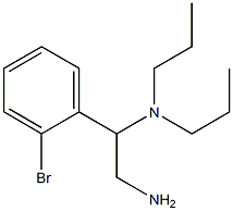 N-[2-amino-1-(2-bromophenyl)ethyl]-N,N-dipropylamine Struktur