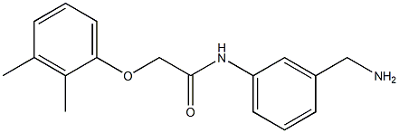 N-[3-(aminomethyl)phenyl]-2-(2,3-dimethylphenoxy)acetamide Struktur