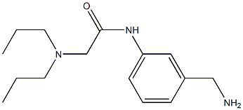N-[3-(aminomethyl)phenyl]-2-(dipropylamino)acetamide Struktur