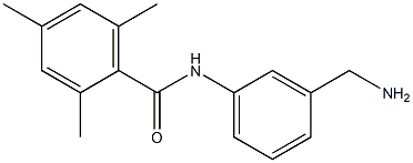 N-[3-(aminomethyl)phenyl]-2,4,6-trimethylbenzamide Struktur