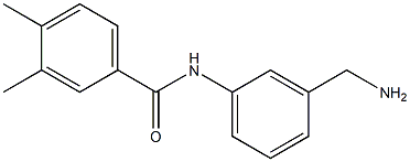 N-[3-(aminomethyl)phenyl]-3,4-dimethylbenzamide Struktur