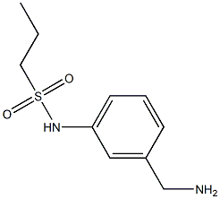 N-[3-(aminomethyl)phenyl]propane-1-sulfonamide Struktur