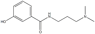 N-[3-(dimethylamino)propyl]-3-hydroxybenzamide Struktur