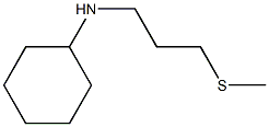 N-[3-(methylsulfanyl)propyl]cyclohexanamine Struktur