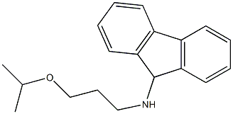 N-[3-(propan-2-yloxy)propyl]-9H-fluoren-9-amine Struktur