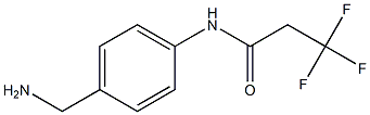 N-[4-(aminomethyl)phenyl]-3,3,3-trifluoropropanamide Struktur