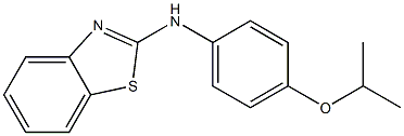 N-[4-(propan-2-yloxy)phenyl]-1,3-benzothiazol-2-amine Struktur