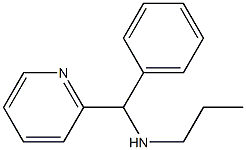 N-[phenyl(pyridin-2-yl)methyl]-N-propylamine Struktur