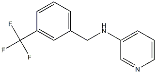 N-{[3-(trifluoromethyl)phenyl]methyl}pyridin-3-amine Struktur