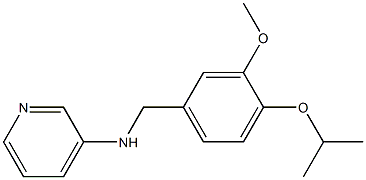 N-{[3-methoxy-4-(propan-2-yloxy)phenyl]methyl}pyridin-3-amine Struktur