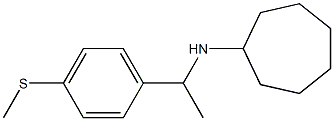 N-{1-[4-(methylsulfanyl)phenyl]ethyl}cycloheptanamine Struktur