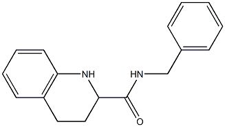 N-benzyl-1,2,3,4-tetrahydroquinoline-2-carboxamide Struktur