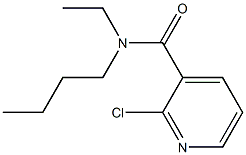 N-butyl-2-chloro-N-ethylpyridine-3-carboxamide Struktur